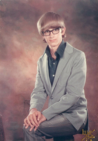 1971 Senior High School Yearbook Photo