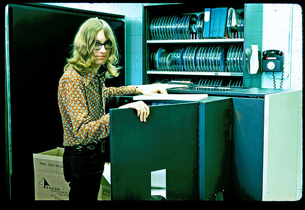 At the PLATO lab, circa 1974
