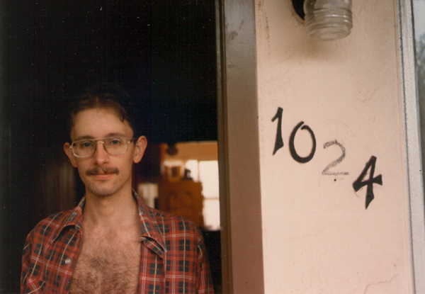 1984, at Pacific Beach apartment, San Diego