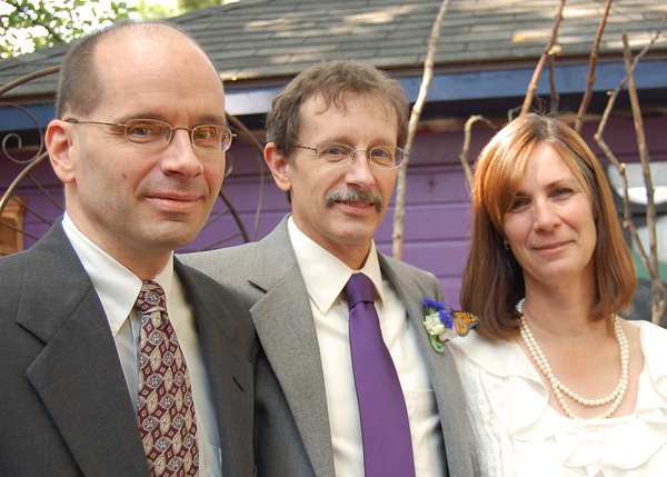 Sept 2009, Wedding to Cyndie, with siblings Bob & Suzi