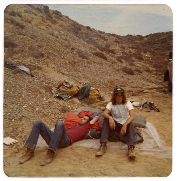 Camping in Baja California, August 1973